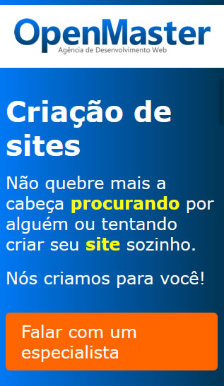 Open Master - Agência de Desenvolvimento Web